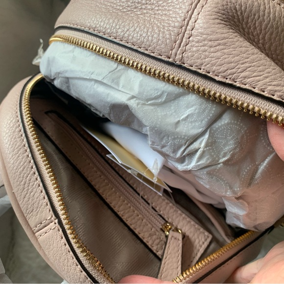 New NWT MICHAEL KORS RHEA ZIP PYRAMID STUD LMD BACKPACK TRAVEL SCHOOL Ballet - Picture 6 of 11